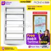 Rak buku 2 muka RIONE AD-012
