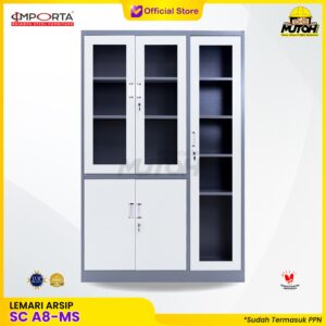 Lemari arsip besi 3 pintu SC-A8MS