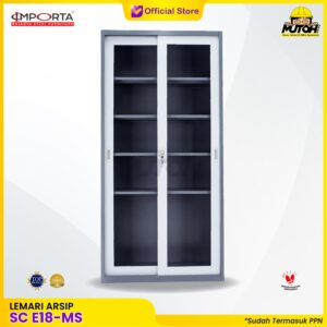 Lemari arsip besi 2 pintu SC-E18MS