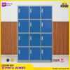 Loker besi 12 pintu | lemari locker besi 12 pintu Besar Masuk Helm MUTOH2000