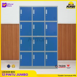 Loker besi 12 pintu | lemari locker besi 12 pintu Besar Masuk Helm MUTOH2000
