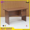 Meja kerja OLYMPIC MT-120 Cherry meja komputer kantor Murah 1/2 biro 120cm 2 laci