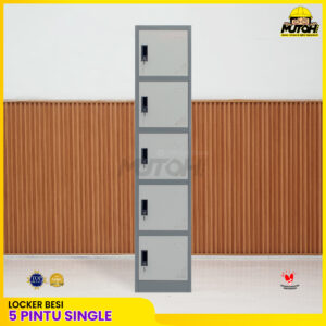 Loker besi 5 pintu | lemari locker besi 5 pintu single MUTOH2000