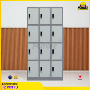 Loker besi 12 pintu | lemari locker besi 12 pintu MUTOH2000