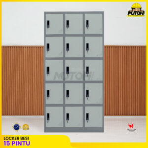 Loker besi 15 pintu | lemari locker besi 15 pintu MUTOH2000
