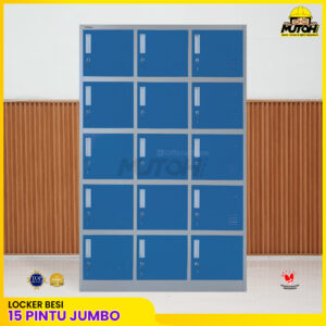 Loker besi 15 pintu | lemari locker besi 15 pintu Besar Masuk Helm MUTOH2000