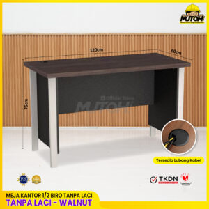 Meja kerja kantor 1/2 Biro VIP MM 601 TKDN