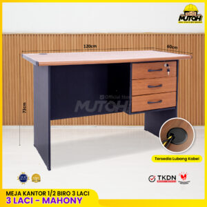 Meja kerja kantor 1/2 Biro VIP MV 301 TKDN
