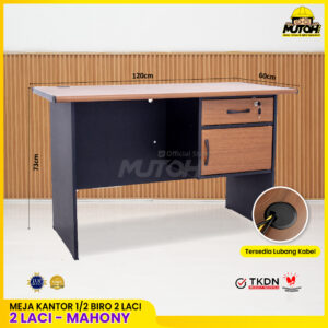 Meja kerja kantor 1/2 Biro VIP MV 501 TKDN