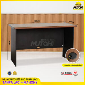 Meja kerja kantor 1/2 Biro VIP MV 601 TKDN