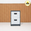 Filing Cabinet Besi MUTOH Curve E – Lemari Arsip 2 Laci (2 Susun)