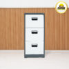 Filing Cabinet Besi MUTOH Curve E – Lemari Arsip 3 Laci (3 Susun)