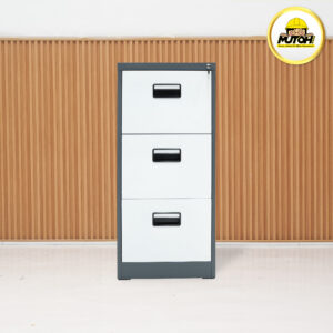 Filing Cabinet Besi MUTOH Curve E – Lemari Arsip 3 Laci (3 Susun)