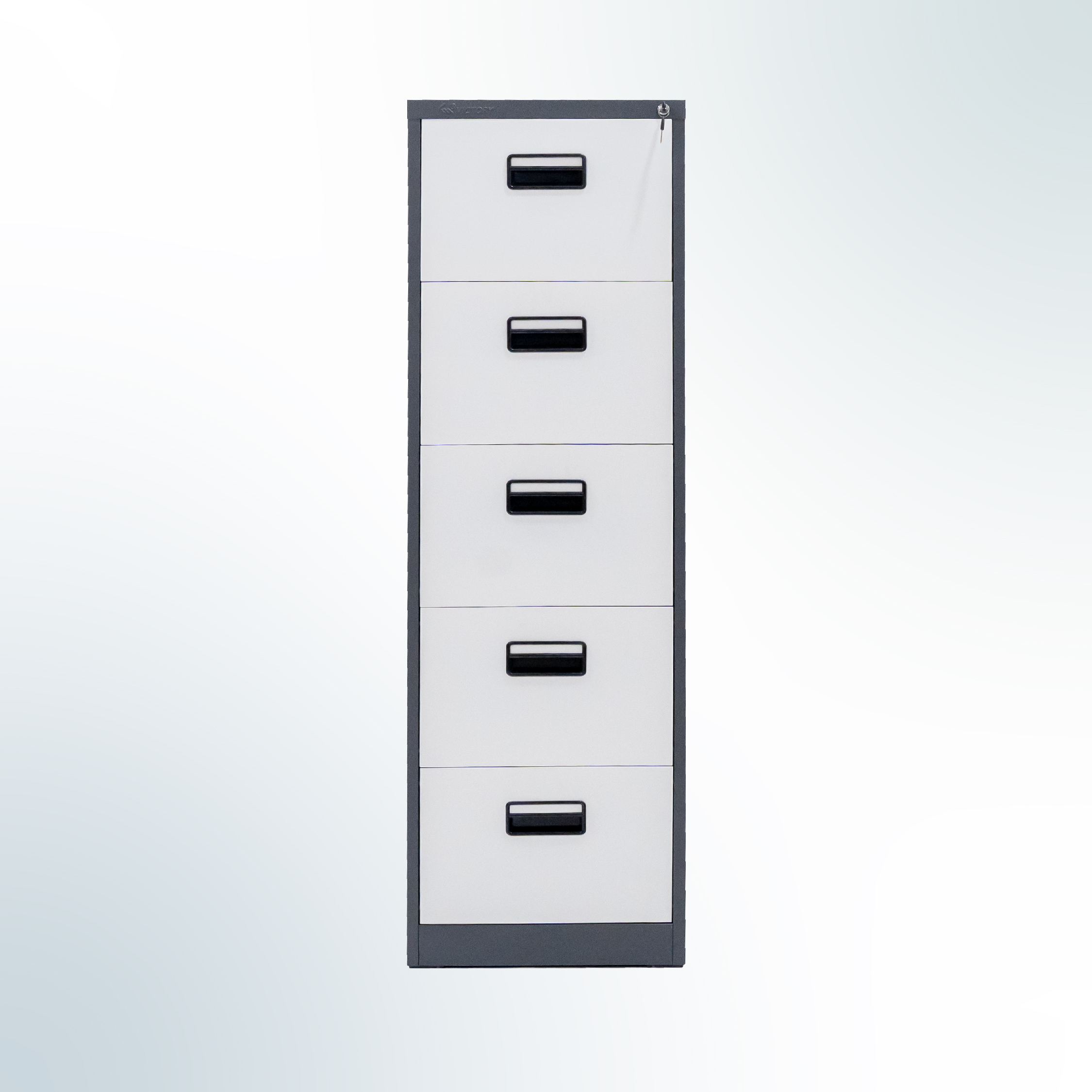 MUTOH-E TWO TONE | Filing Cabinet 5 Susun 5 Laci - Kombinasi Abu