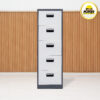 Filing Cabinet Besi MUTOH Curve E – Lemari Arsip 5 Laci (5 Susun)