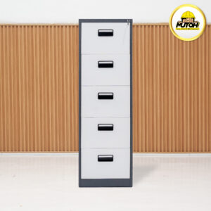 Filing Cabinet Besi MUTOH Curve E – Lemari Arsip 5 Laci (5 Susun)