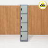 LOCKER BESI CURVE 4 pintu | lemari locker besi 4 pintu single MUTOH2000