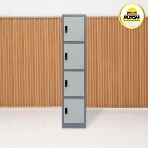 LOCKER BESI CURVE 4 pintu | lemari locker besi 4 pintu single MUTOH2000