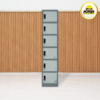 LOCKER BESI CURVE 6 pintu | lemari locker besi 6 pintu single MUTOH2000
