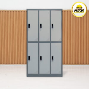 LOCKER BESI CURVE 6 pintu | lemari locker besi 6 pintu MUTOH2000