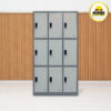 LOCKER BESI CURVE 9 pintu | lemari locker besi 9 pintu MUTOH2000