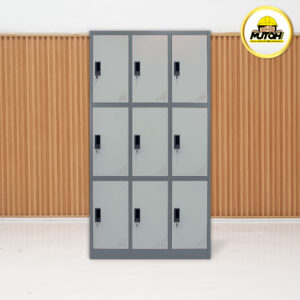 LOCKER BESI CURVE 9 pintu | lemari locker besi 9 pintu MUTOH2000