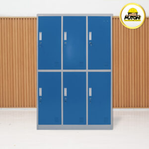 LOKER BESI 6 pintu | lemari locker besi 6 pintu Besar Masuk Helm MUTOH2000