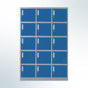 MUTOH PREMIUM | Locker Besi 15 Pintu Jombo Helm In – Biru