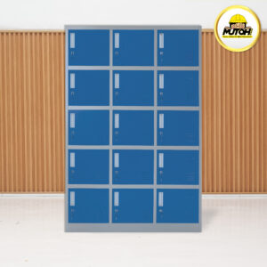 LOKER BESI 15 pintu | lemari locker besi 15 pintu Besar Masuk Helm MUTOH2000