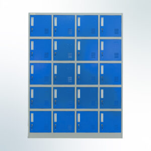 MUTOH PREMIUM | Locker Besi 20 Pintu Jombo Helm In – Biru