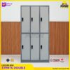 Loker besi 6 pintu | lemari locker besi 6 pintu MUTOH2000
