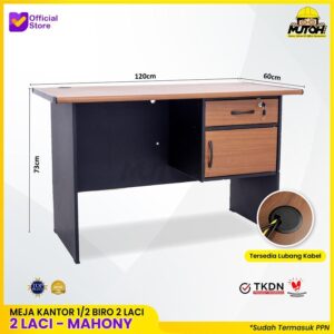 Meja kerja kantor 1/2 Biro VIP MV 501 TKDN