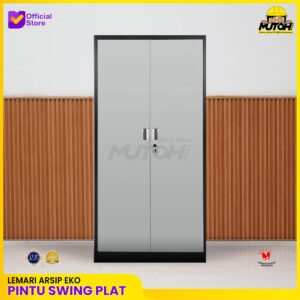 Lemari arsip besi Murah 2 pintu ayun swing plat | MUTOH EKONOMIS