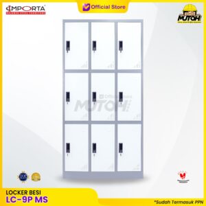 Locker loker besi 9 pintu LC-9PMS