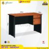 Meja GRAVER MT-125 Mahony meja kerja meja tulis 1/2 Biro meja kantor 2 laci meja kerja 120 cm
