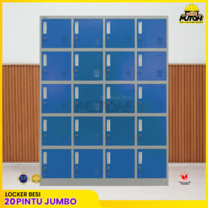Loker besi 20 pintu | lemari locker besi 20 pintu Besar Masuk Helm MUTOH2000