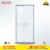Lemari besi arsip 2 pintu sliding plat 2 warna MUTOH CURVE
