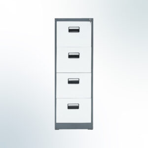 MUTOH-E TWO TONE | Filing Cabinet 4 Susun 4 Laci – Kombinasi Abu