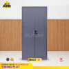 Lemari arsip besi Rekomendasi | 2 pintu swing plat abu tua MUTOH BOLD