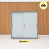 MUTOH CURVE R | Lemari besi arsip PENDEK pintu sliding plat 2 warna