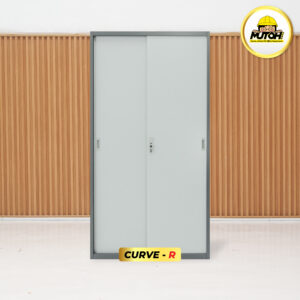 MUTOH CURVE R | Lemari besi arsip 2 pintu sliding plat 2 warna