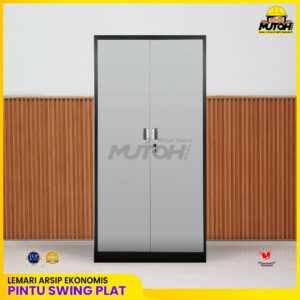 Lemari arsip besi Murah 2 pintu ayun swing plat | MUTOH EKONOMIS