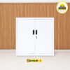 MUTOH JAVELIN R | Lemari besi arsip PENDEK pintu swing plat putih