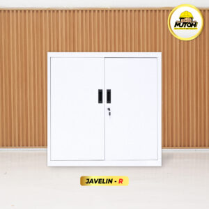 MUTOH JAVELIN R | Lemari besi arsip PENDEK pintu swing plat putih