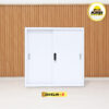 MUTOH JAVELIN R | Lemari besi arsip PENDEK pintu sliding plat putih