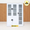 MUTOH JAVELIN R | Lemari besi arsip kombinasi 3 pintu putih