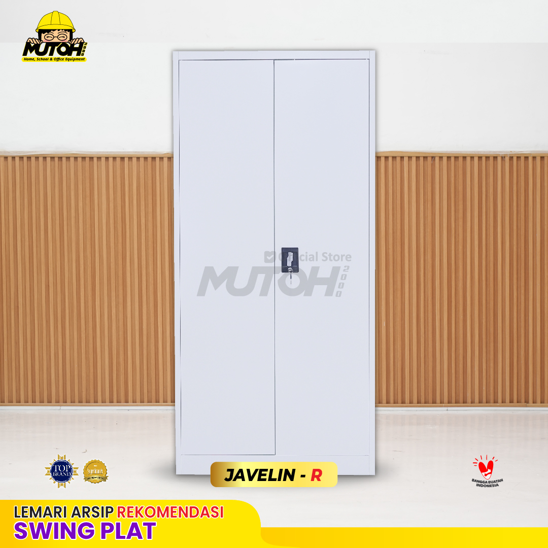 Lemari arsip besi Rekomendasi | 2 pintu swing plat putih MUTOH JAVELIN