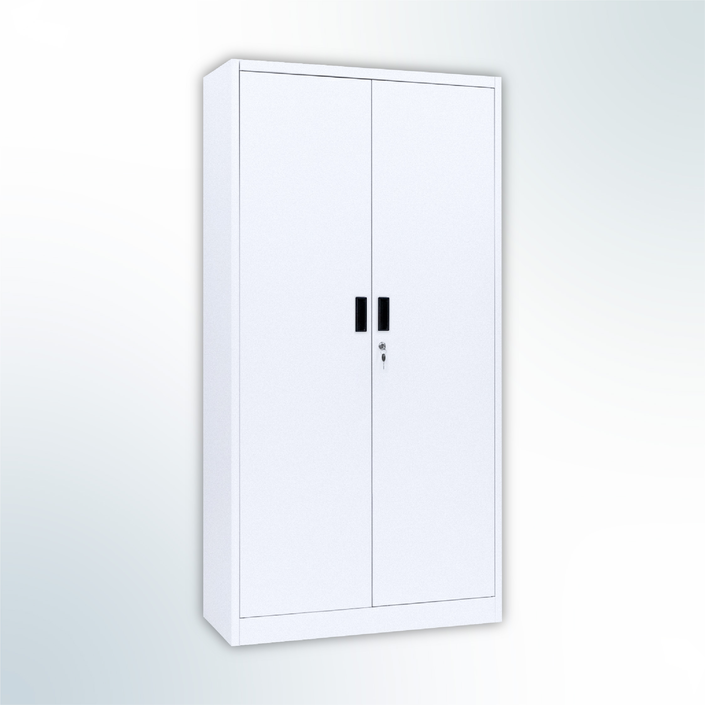 MUTOH-R WHITE | Lemari Arsip Besi 2 Pintu Swing Plat – Putih - Gambar 2