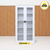 MUTOH JAVELIN R | Lemari besi arsip 2 pintu swing kaca putih