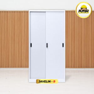 MUTOH JAVELIN R | Lemari besi arsip 2 pintu sliding plat putih